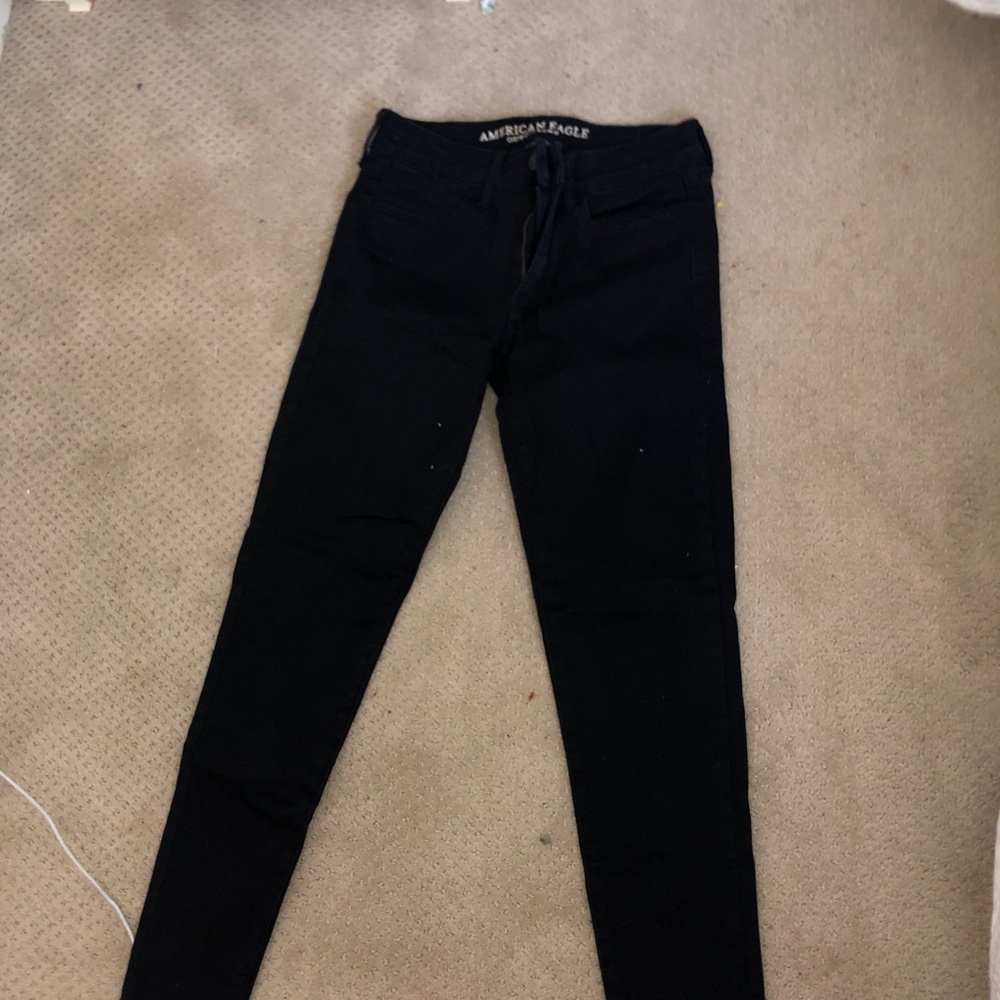 Black jeggings